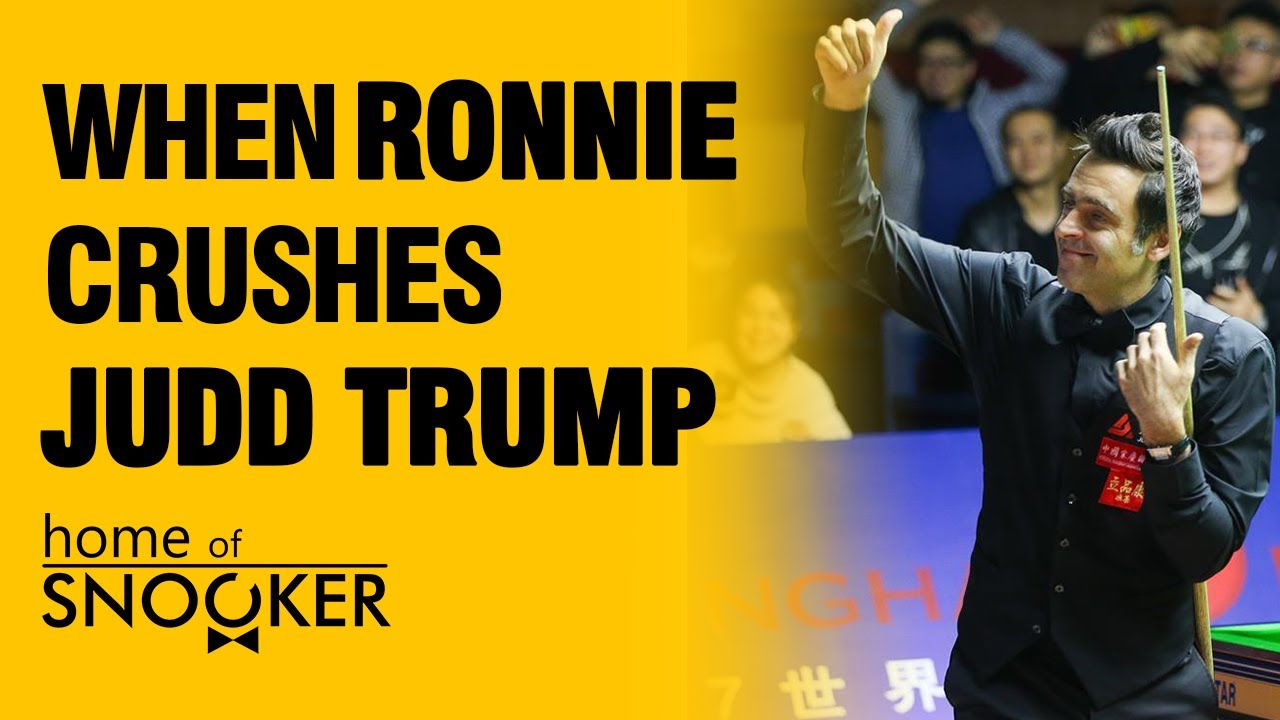 Three Times Ronnie O'Sullivan Crushed Judd Trump
