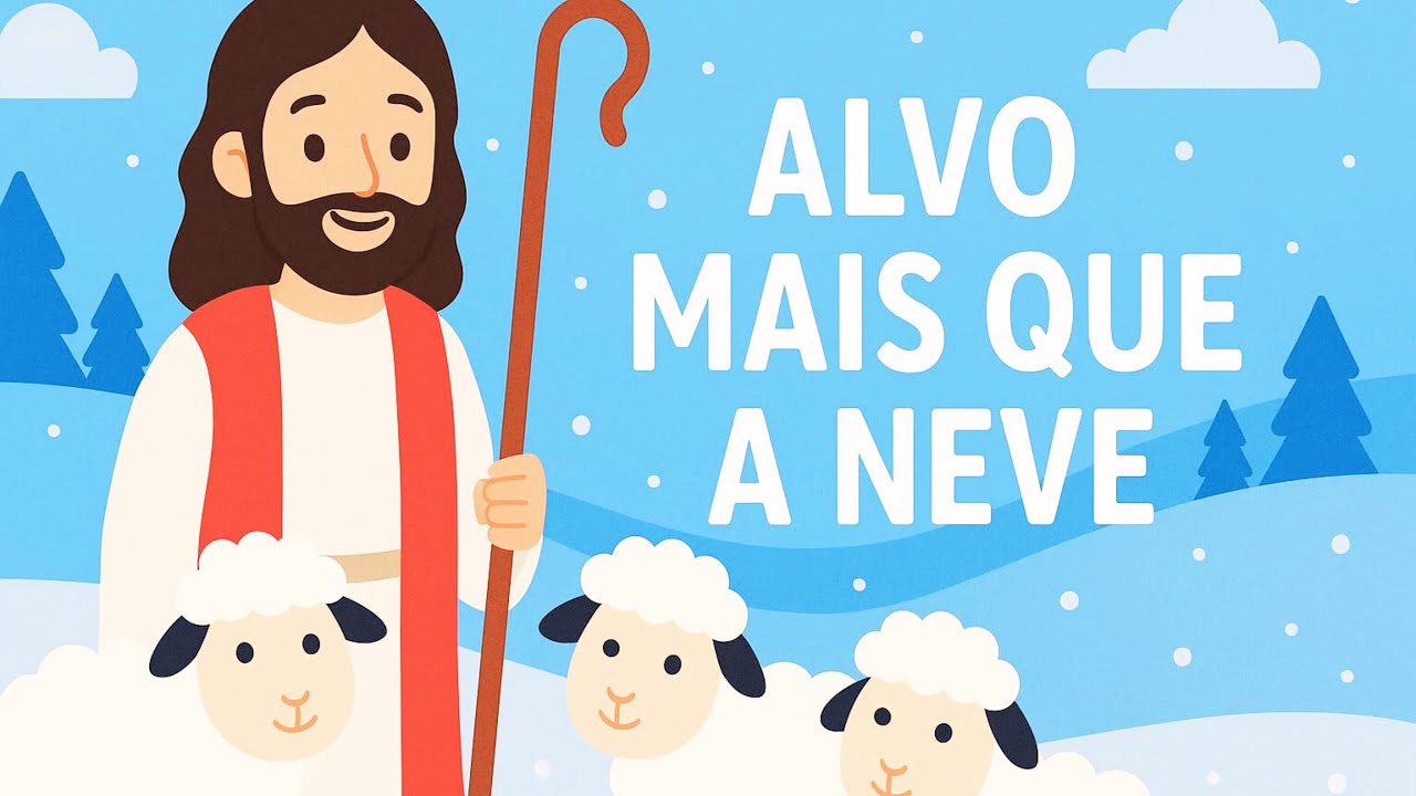 Alvo Mais que a Neve, Harpa cristã 39, Gospel kids, Música Infantil Gospel