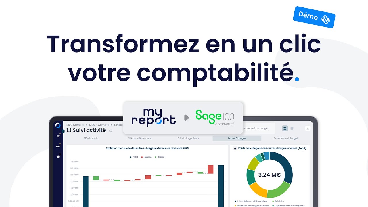 D&eacute;monstration de l'extension MyReport x Sage 100 Comptabilit&eacute;