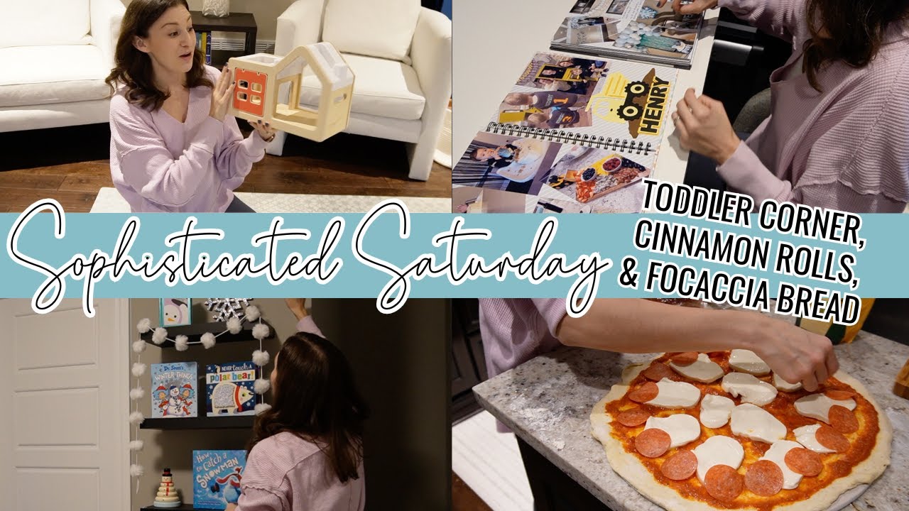 MOM OF 2 WEEKEND ROUTINE AT HOME // Lovevery Playkit + Homemade Pizza Recipe
