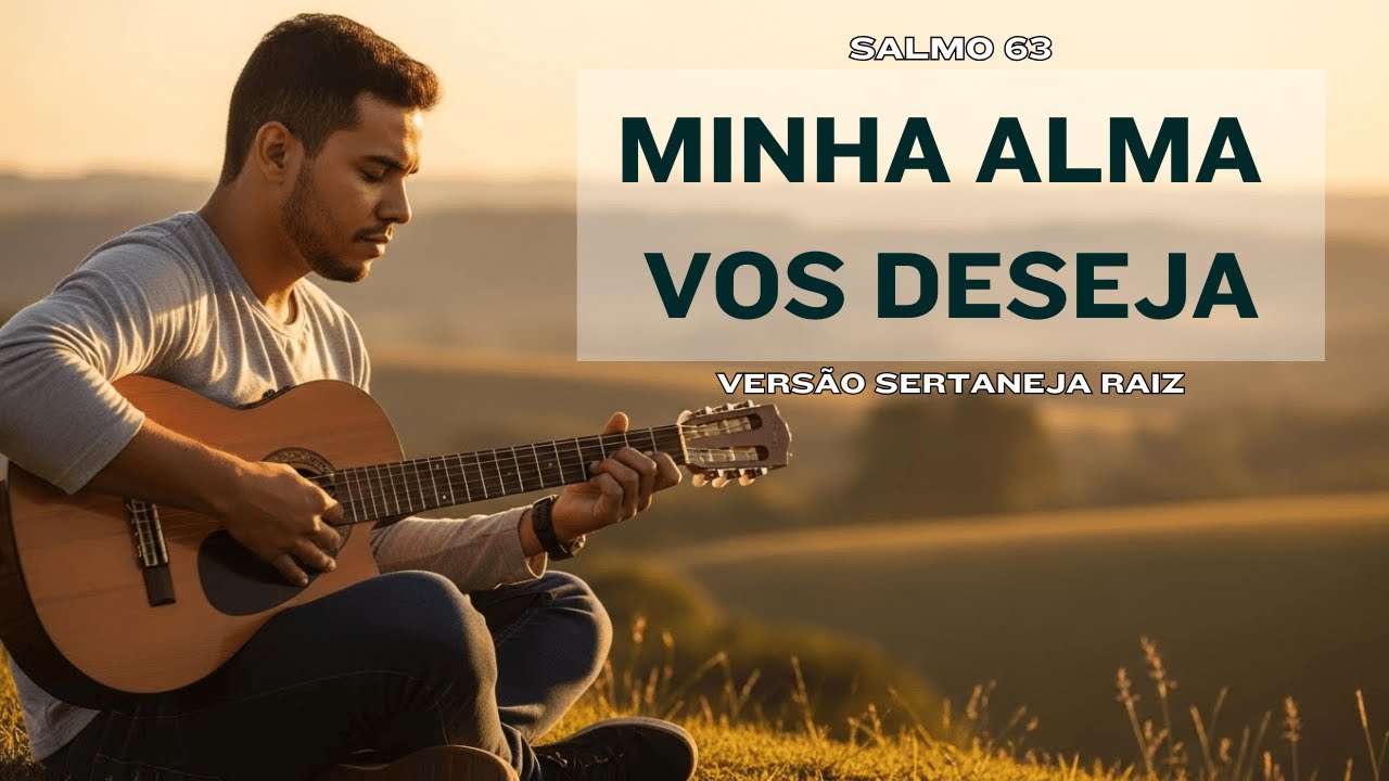 Salmo 63 em Sertanejo Raiz – Minha Alma Vos Deseja | Louvor de Intimidade com Deus
