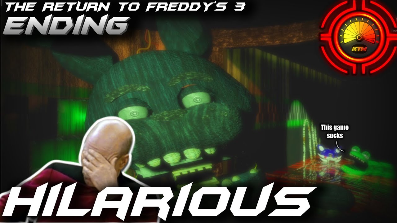 THIS GAME IS SO BAD IT'S HILARIOUS 😂|| The Return to Freddy's 3 [ENDING]