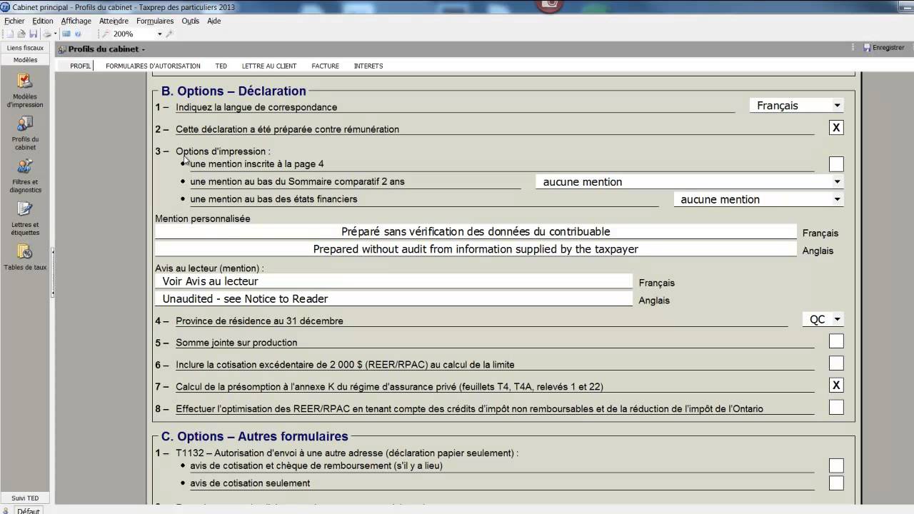 Taxprep Introduction partie 1