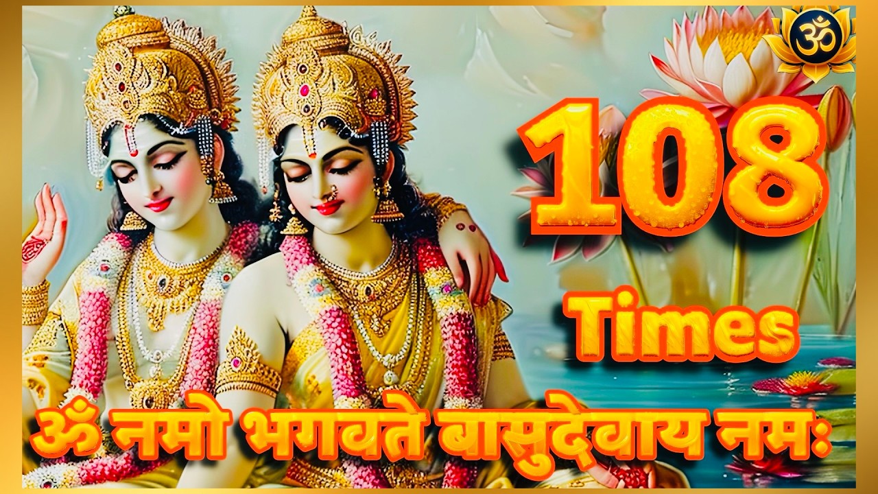 Peaceful Chanting of ॐनमो भगवतेबासुदेवाय नमः | भगवान विष्णु मंत्र#divyamantragyan #vishnu #ram 