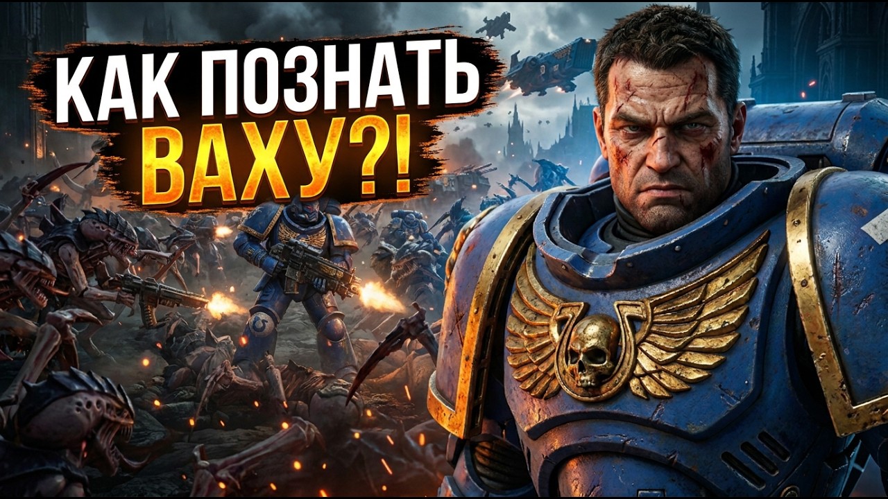 WARHAMMER 40K - С ЧЕГО НАЧАТЬ? ЛУЧШИЕ ИГРЫ, ФИЛЬМЫ, КНИГИ, МИНИАТЮРЫ ПО ВАРХАММЕРУ