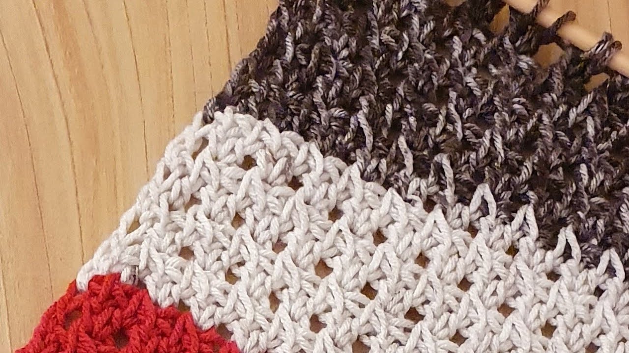 Tunisian crochet scarf / Tunisian crochet patterns