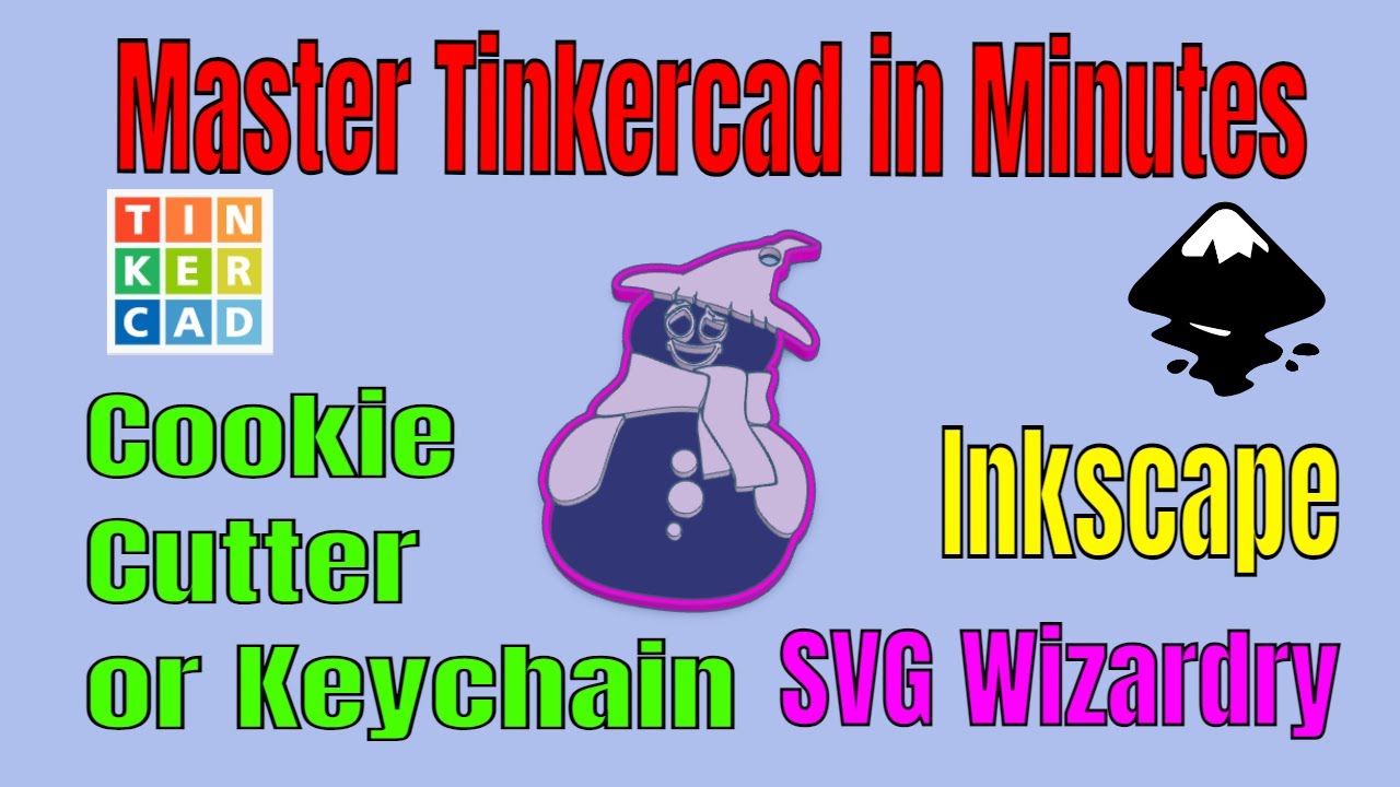 Fastest Cookie Cutter or Keychain Inkscape & Tinkercad SVG Wizardry!