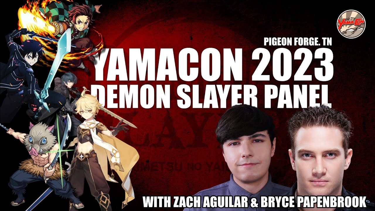 Zach Aguilar and Bryce Papenbrook Demon Slayer Q&A at YAMACON 2023