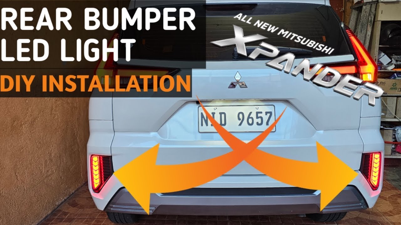 Rear Bumper Led Lights DIY Installation | Mitsubishi Xpander