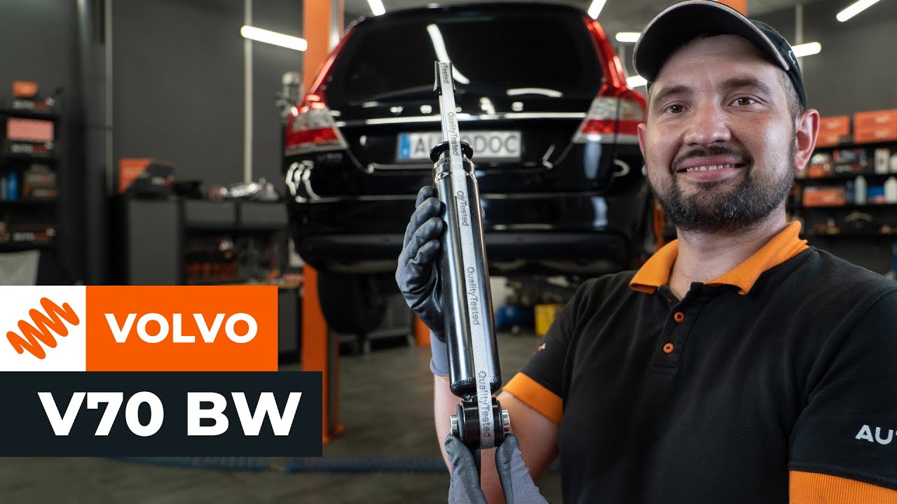 Wie VOLVO V70 BW Stoßdämpfer hinten wechseln [AUTODOC TUTORIAL]