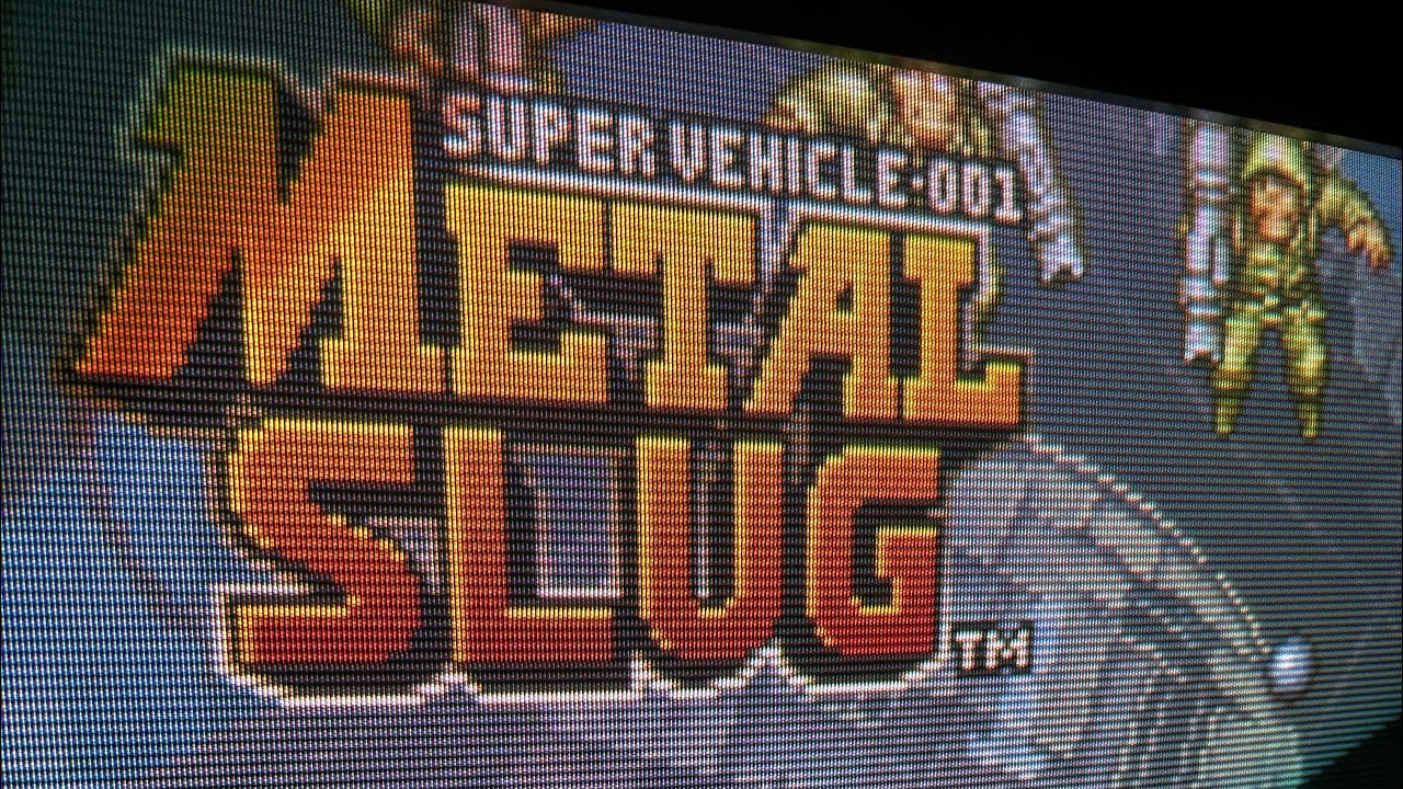 Metal Slug running on a QMTech MiSTer
