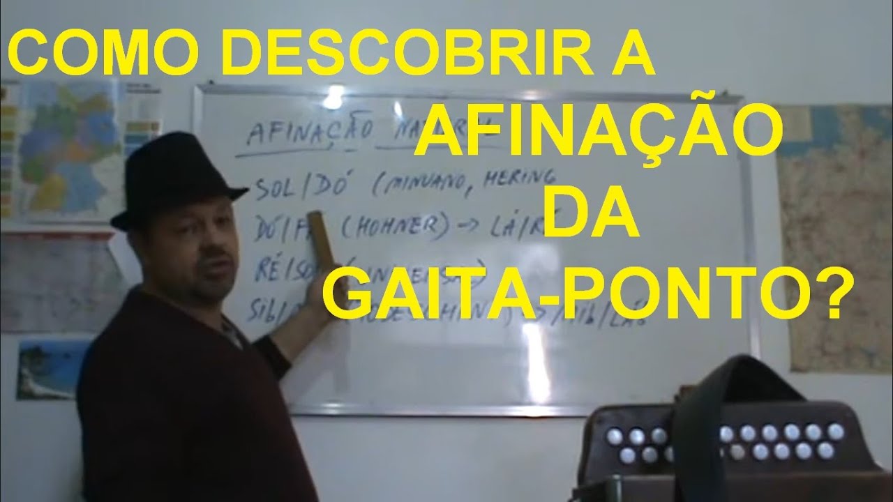 Cezar Ferreira - COMO IDENTIFICAR A AFINAÇÃO DA GAITA-PONTO?