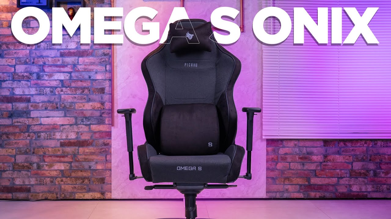 CADEIRA GAMER PREMIUM E DE TECIDO - OMEGA S ONIX