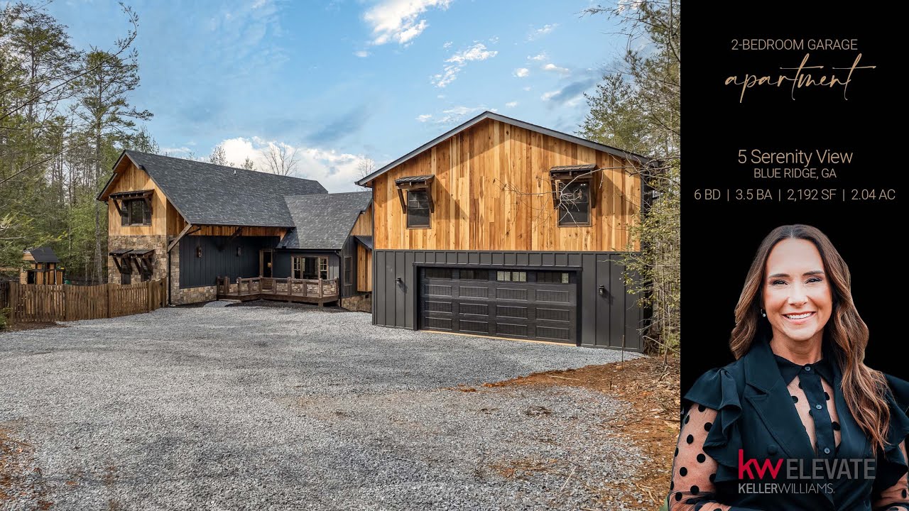 🏡 Tour This Modern Mountain Cabin in Beautiful Blue Ridge, GA! 🏡