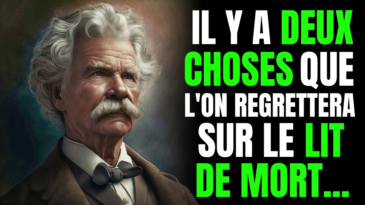 50 citations de MARK TWAIN qui vous ferons voir la vie autrement...
