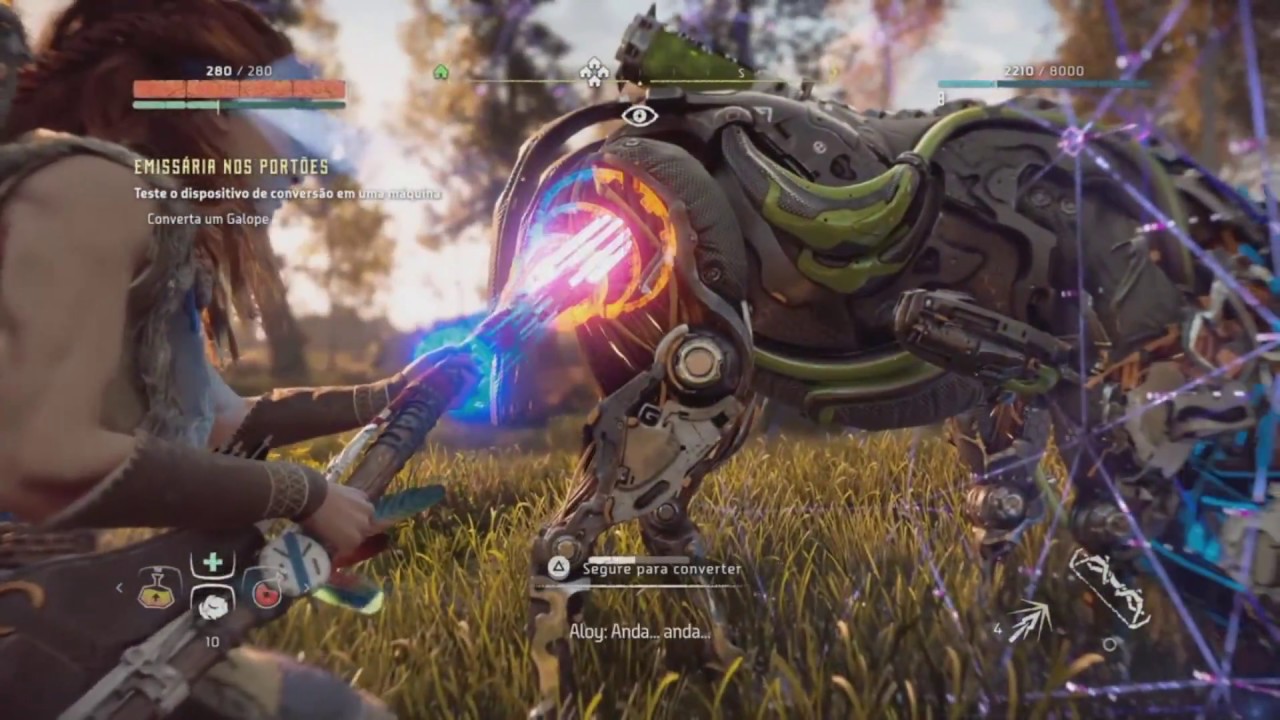 HORIZON ZERO DAWN: COMO CONVERTER MAQUINA