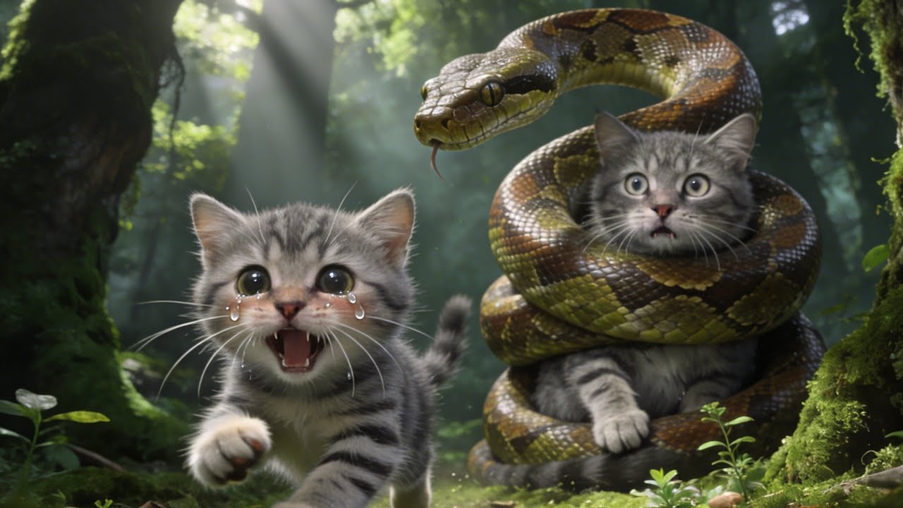 A Mother Cat Sacrificed Herself So Her Kitten Could Be Saved | An Emotional Story 💔🐱