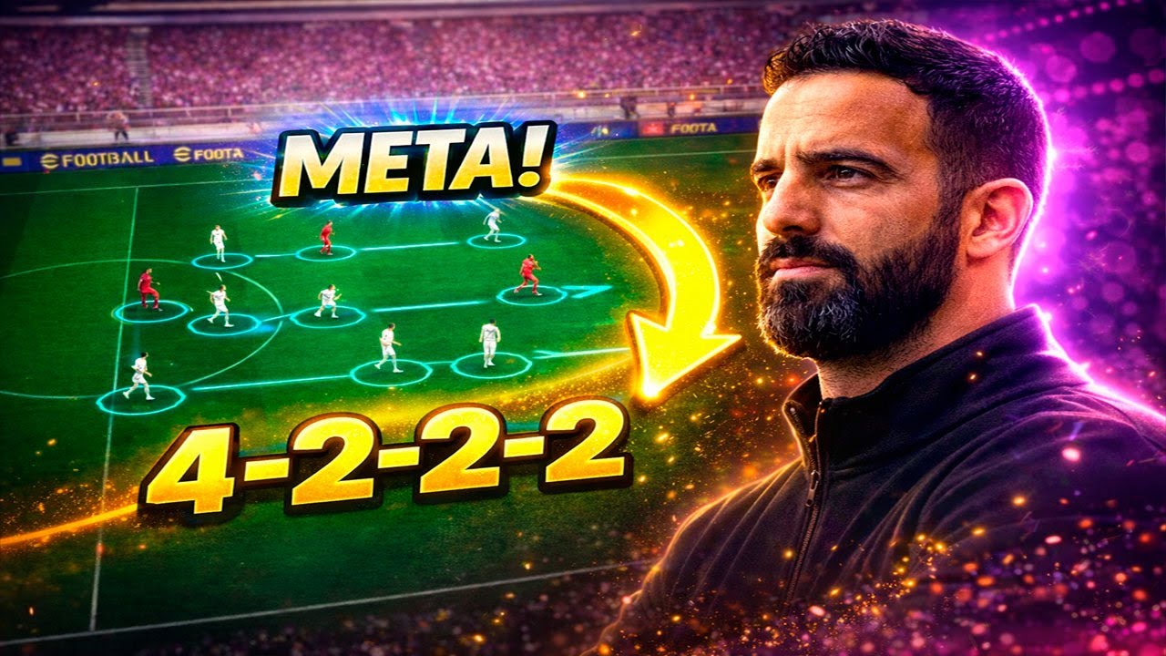4-2-2-2 🥵🔥 Melhor Formação para estilo por fora  eFootball 2026 | Faça tabelas facil!
