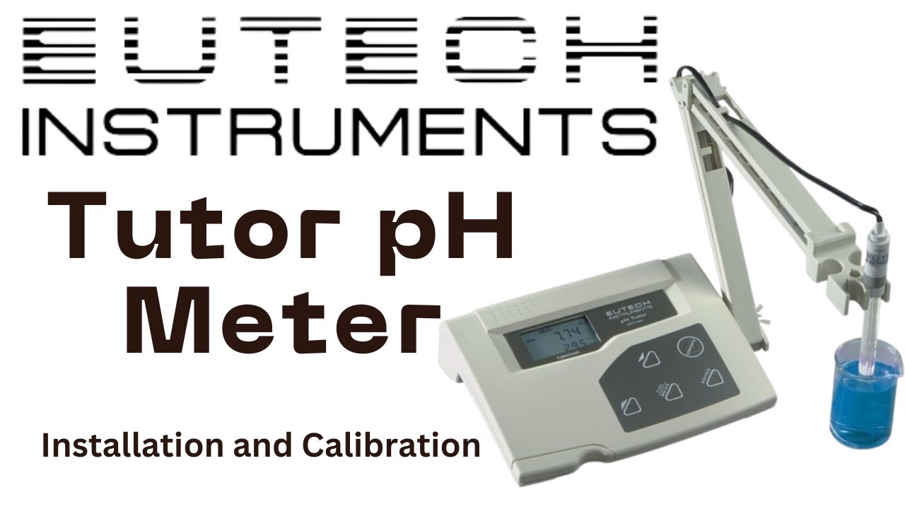 How to use EUTECH Tutor pH Meter.