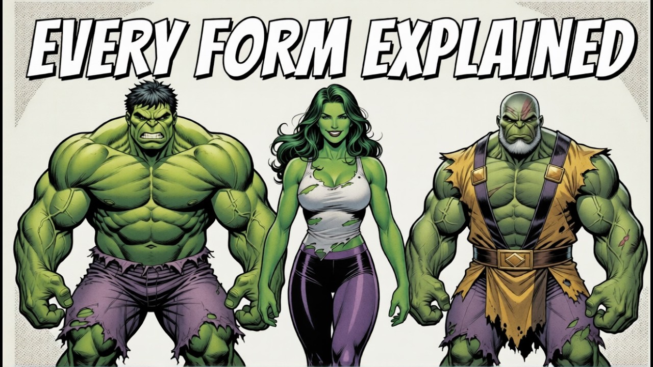 All hulk forms explained in 5 minutes
