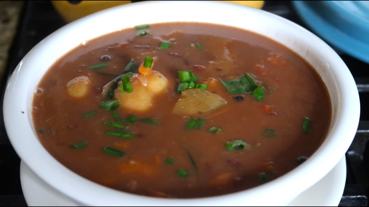 MEATLESS Red Peas Soup from Debbie dung a Yaad