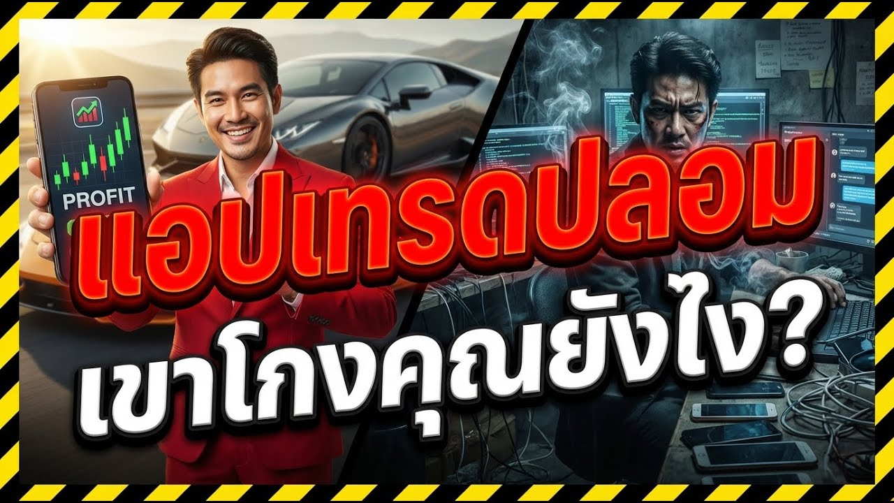 แฉเบื้องหลังแอปเทรดปลอม! วิธีมิจฉาชีพปั่นกราฟทิพย์ หลอกคนโอนเงินจนหมดตัว#รู้งี้ The Podcast