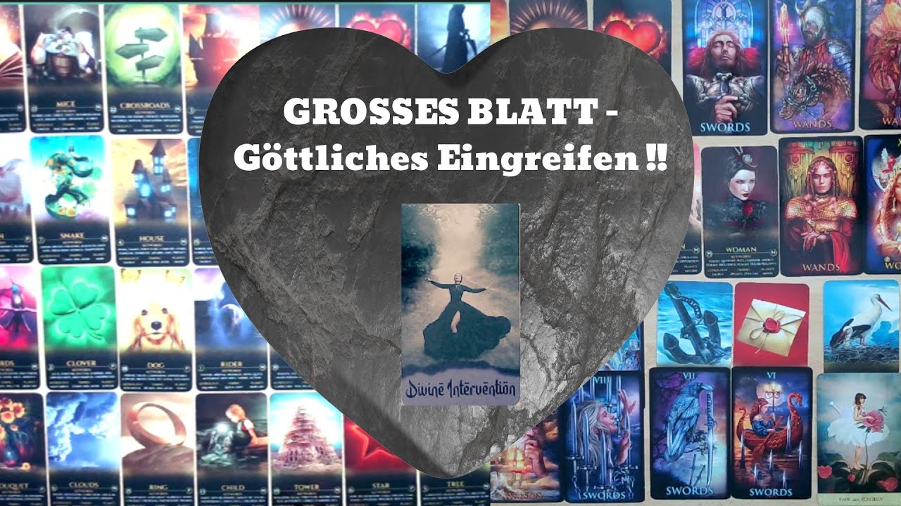 GROSSES BLATT - GÖTTLICHES EINGREIFEN - HÜRDE GENOMMEN!! DAS UNIVERSUM SCHICKT DIR 