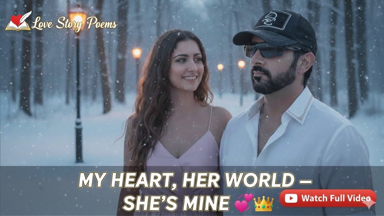 My Heart, Her World _ She's Mine  💗 👑 | love story poems | broken heart poems | royal sadness poems 