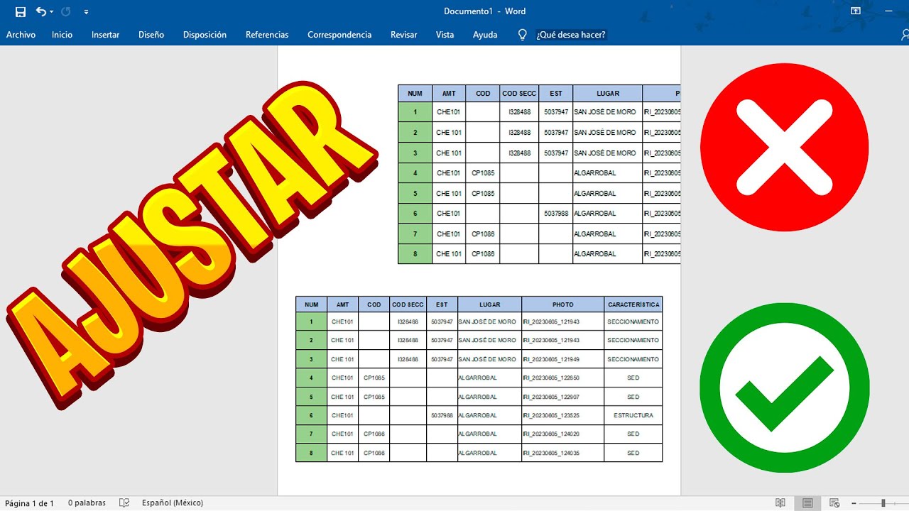 ✅ AJUSTAR TABLA DE EXCEL EN WORD SIN MODIFICAR FORMATO