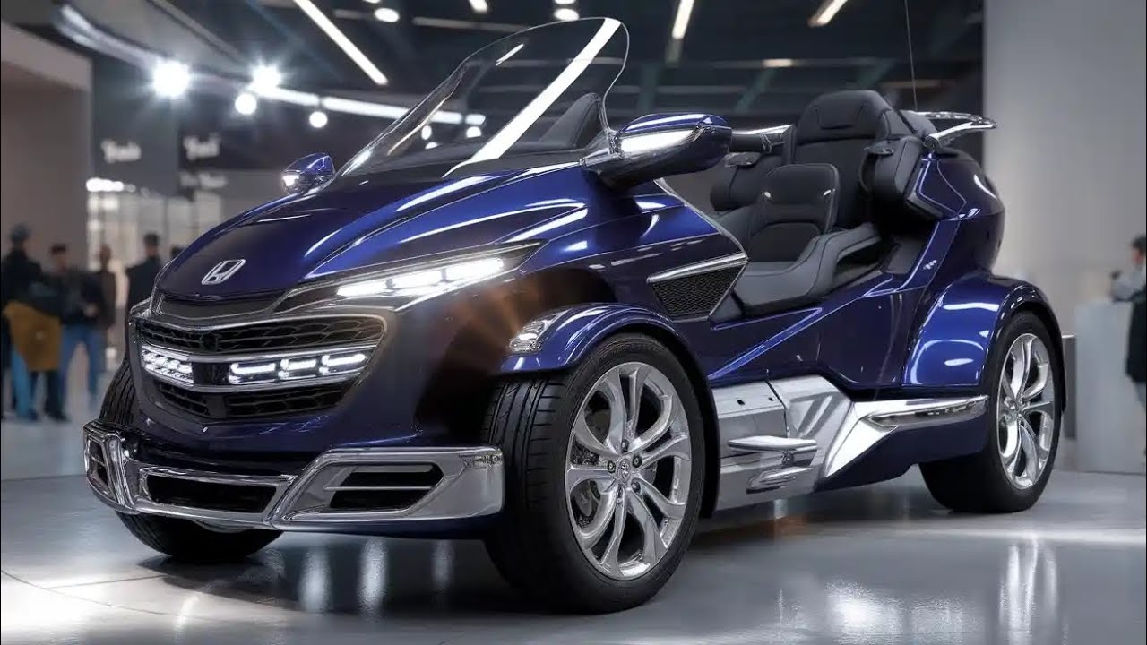 Обзор трехколесного мотоцикла Honda Gold Wing 2026 года | Роскошный туристический трехколесный мо...