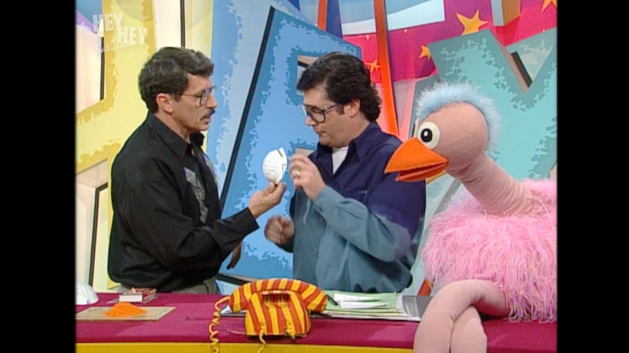HUGE VOLCANO ERUPTION! | Hey Hey It's Saturday | Science with Deane Hutton | 1994