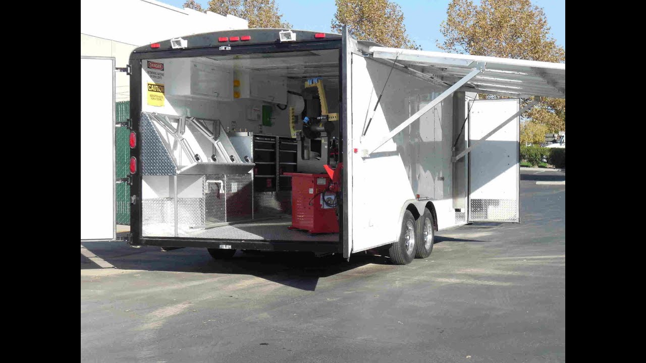 20' Mega Mobile Wheel Repair Trailer