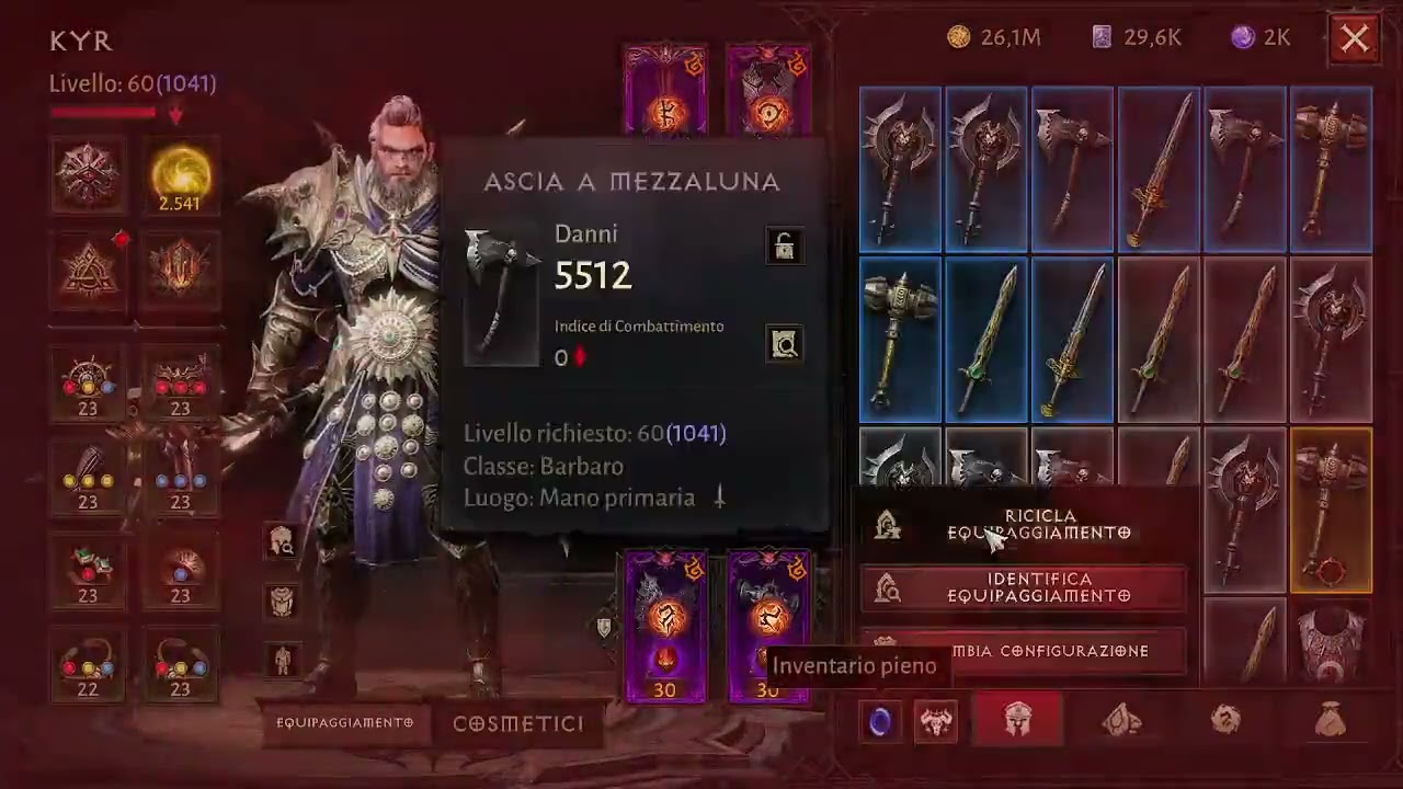 Diablo Immortal - Accursed Tower - Barbarian Solo 3458 Shards
