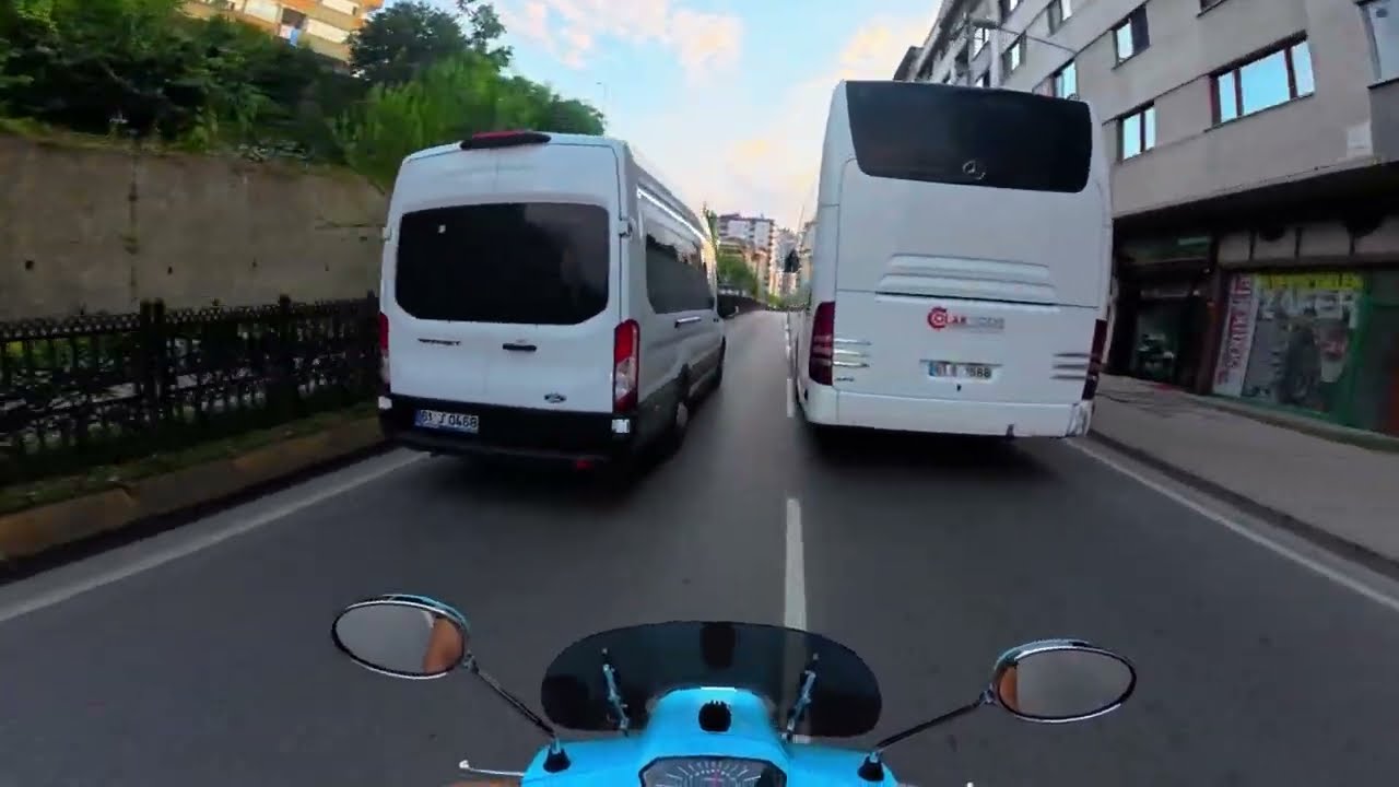 Skyjet Bellina 125 / Trabzon’da kısa bir tur / 4k Pov