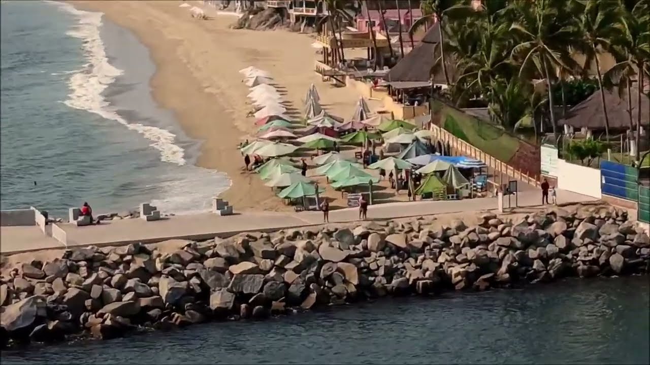ARRIVAL AT PORT OF MANZANILLO , MEXICO