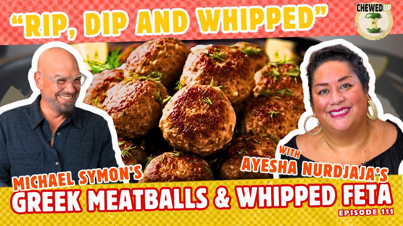 Greek Meatballs, Whipped Feta & Chef Ayesha Nurdjaja