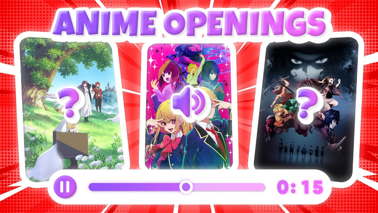 🎵 Угадай OPENING аниме! (Легко 😎 ➜ Невозможно 💀) #2