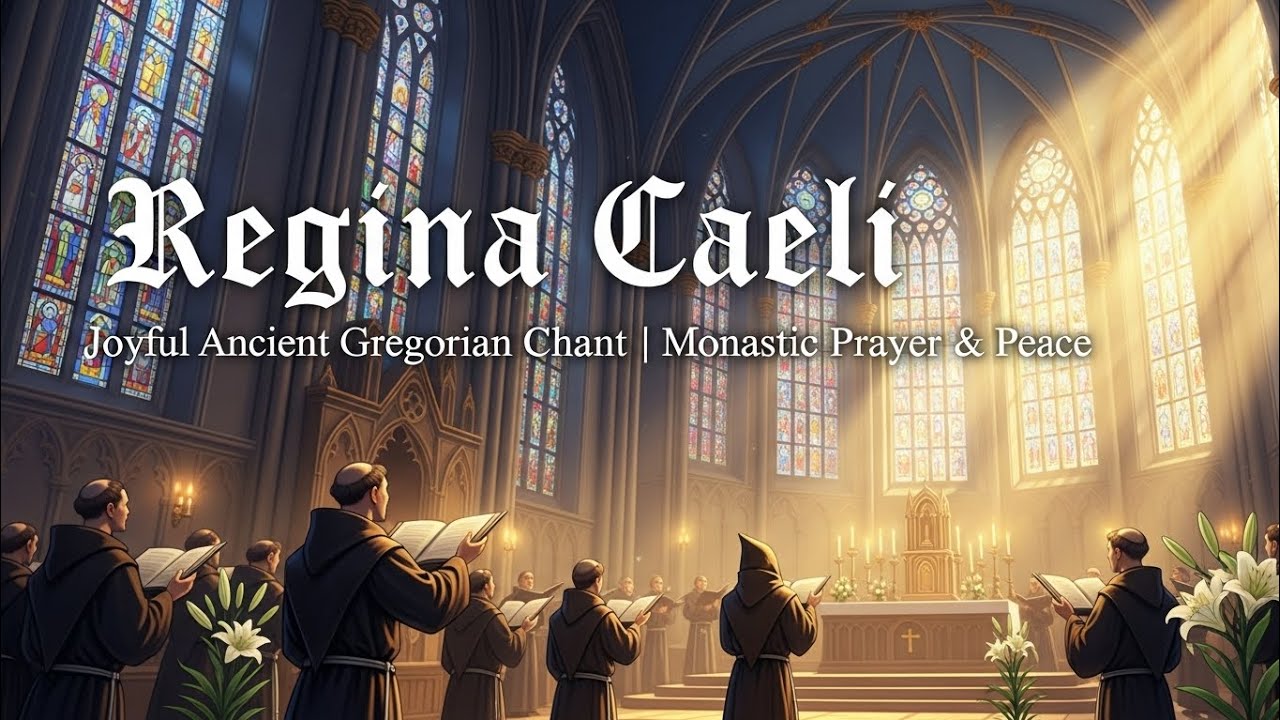 Regina Caeli | Joyful Ancient Gregorian Chant for Peace & Prayer (Medieval Monastic Choir)