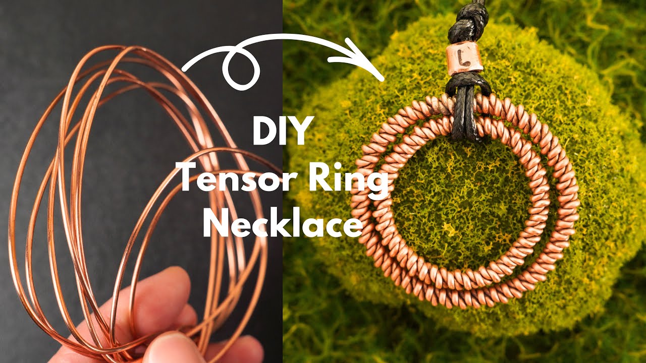 How to Make a Copper Tensor Ring Necklace | DIY Jewelry Tutorial