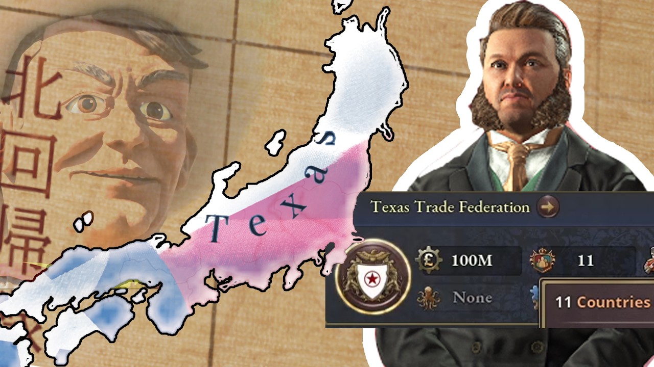 Conquering JAPAN as TEXAS in Victoria 3: The Great Wave