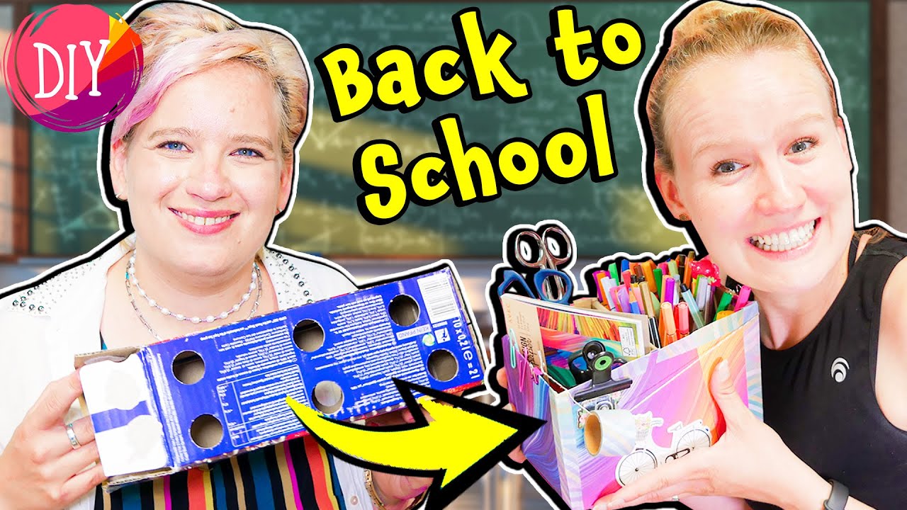BACK TO SCHOOL aus ALT macht NEU! Bastelchallenge in 5 Minuten