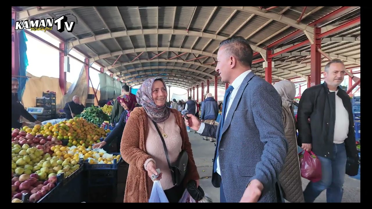Kaman Pazarı’ndayız! 