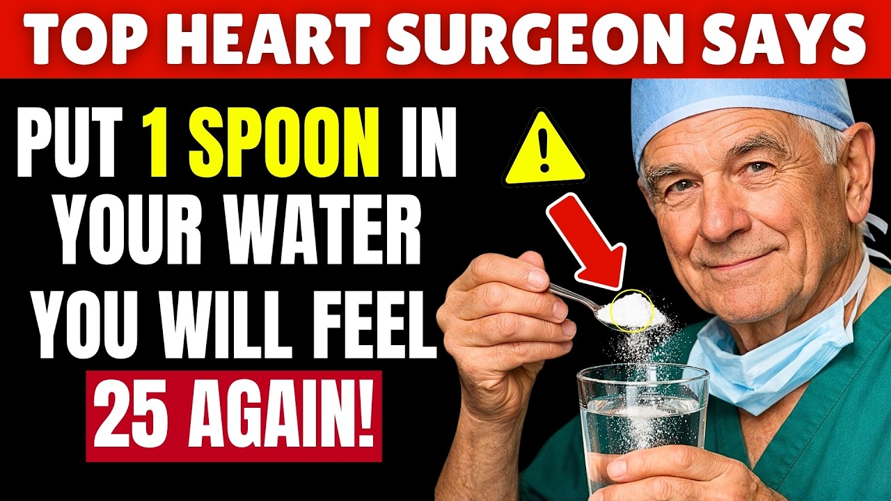 Don't Drink Plain Water Again After 60 &mdash; THIS 1 Trick Boosts Blood Flow Fast | Senior Health Tips