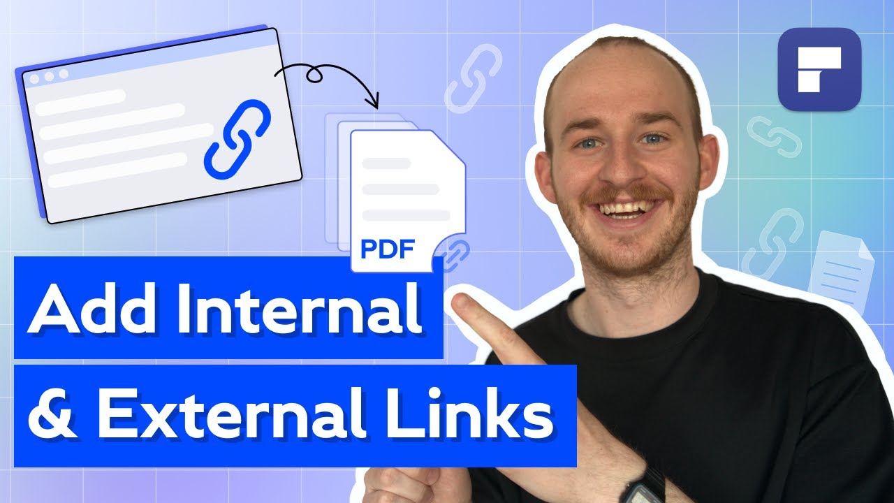 How to Add Links in PDF Document on PC  (Adding internal link and external link)