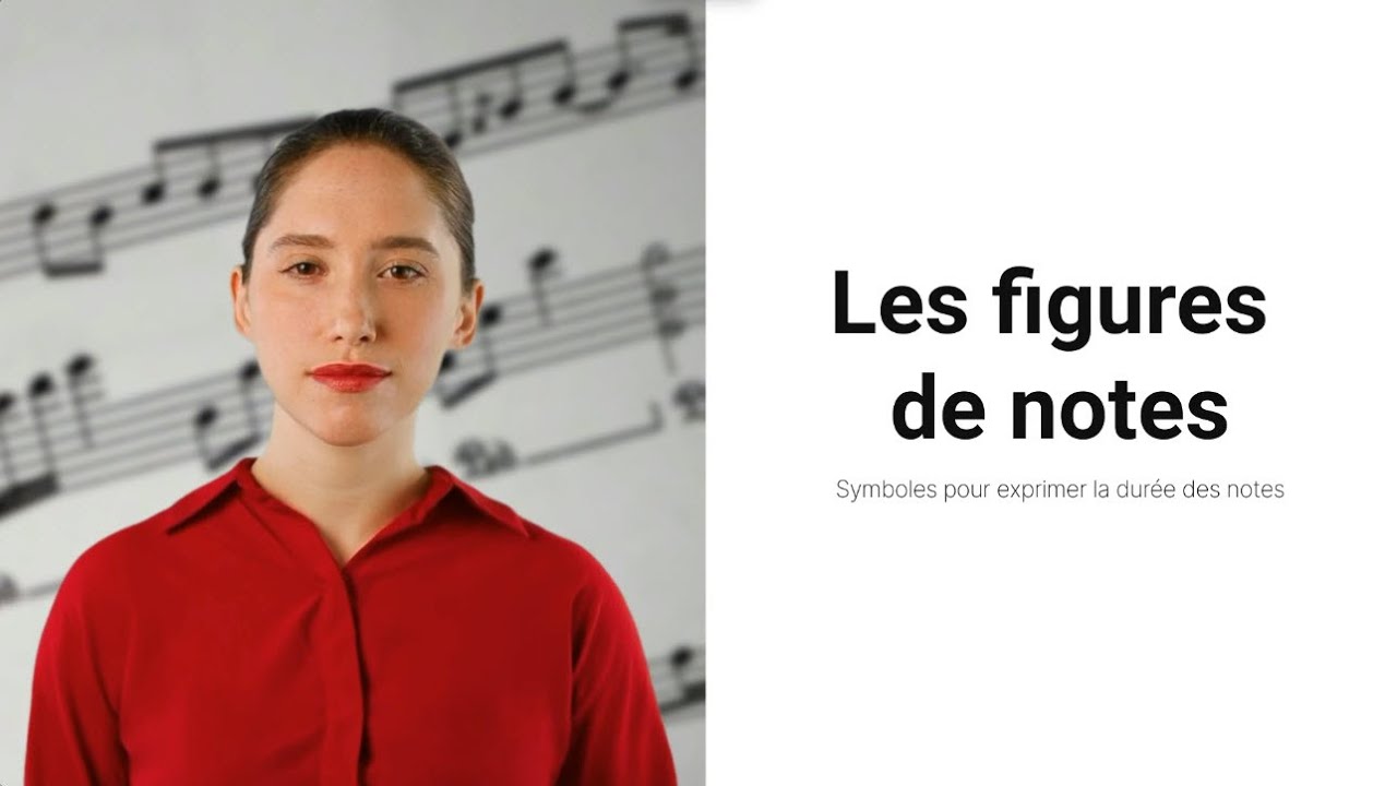 Les figures de notes : la ronde, la blanche, la noire, la croche...
