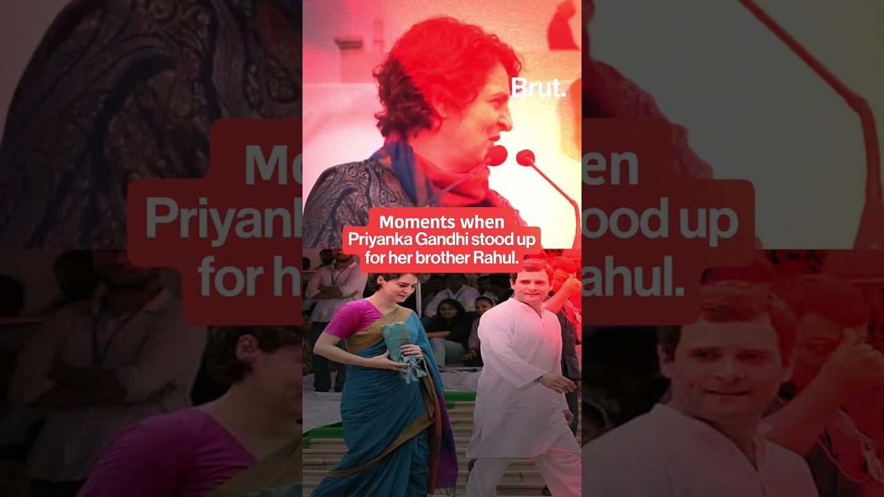 From rejecting the &ldquo;Pappu&rdquo; tag to being a &ldquo;proud sister&rdquo;... times Priyanka Gandhi defended Rahul.