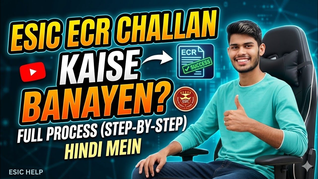 ESIC Challan kaise banaye | esic challan process 2026 | how to create esic challan 