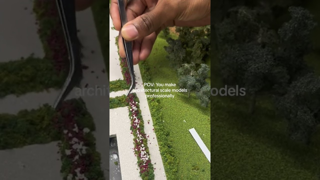 POV: You make architectural scale models professionally👀 #architecturemodel #scalemodel #pov