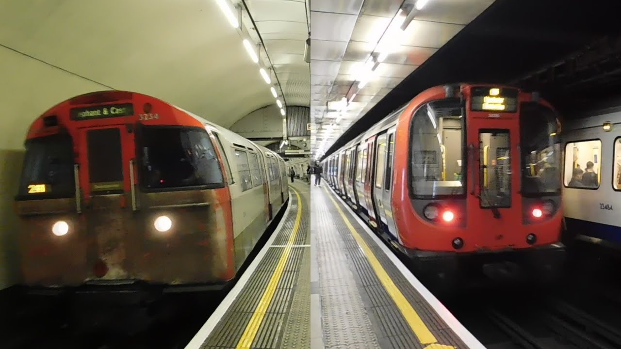 London Underground Trains at Embankment