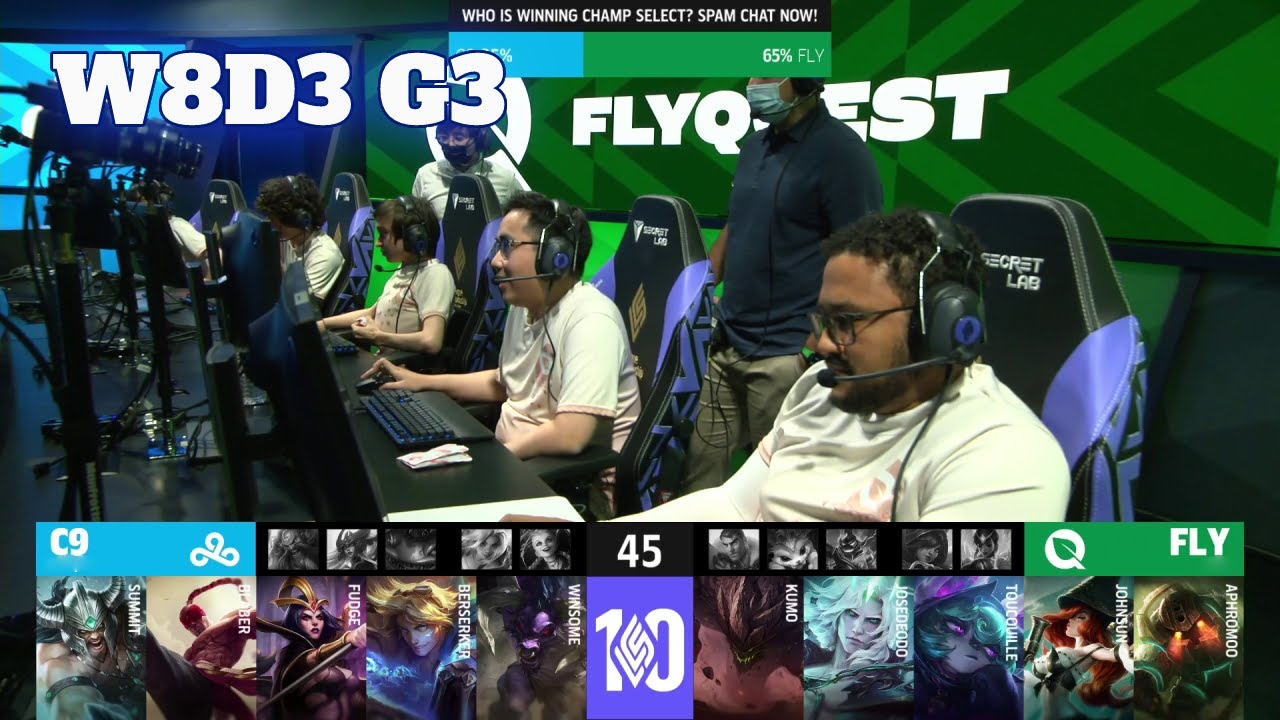 C9 vs FLY | Week 8 Day 3 S12 LCS Spring 2022 | Cloud 9 vs FlyQuest W8D3 Full Game